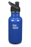 GOURDE INOX CLASSIC - 532 ml  - Bouchon Sport 3.0 : Couleur Coastals waters - Bleu marine - Marque Klean Kanteen