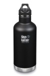 GOURDE INOX ISOLATED CLASSIC - Isotherm - 946 ml - Bouchon Loop : Couleur Shale black mat - Noir mat - Marque Klean Kanteen