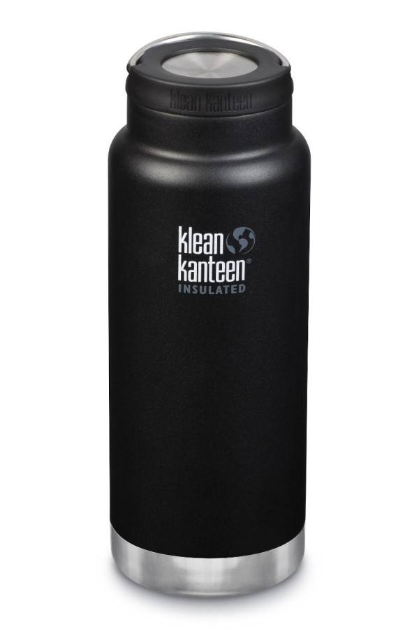 GOURDE INOX ISOLATED CLASSIC - Isotherme - 946 ml - Bouchon Wide Loop : Couleur Shale black mat - Noir mat - Klean Kanteen