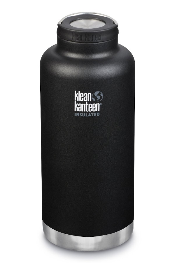 GOURDE INOX ISOLATED CLASSIC - Isotherme - 1900 ml - Bouchon Wide Loop : Couleur Shale black mat - Noir mat - Klean Kanteen