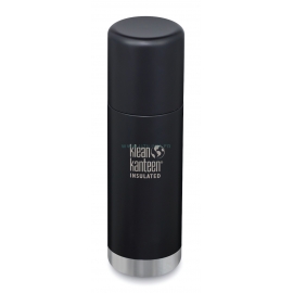 GOURDE INOX KLEAN KANTEEN TKPRO - Isotherme - 500 ml - 16 oz - Vue fermée :  Couleur Shale black mat - Noir mat