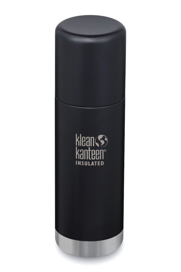 GOURDE INOX KLEAN KANTEEN TKPRO - Isotherme - 500 ml - 16 oz - Vue fermée :  Couleur Shale black mat - Noir mat