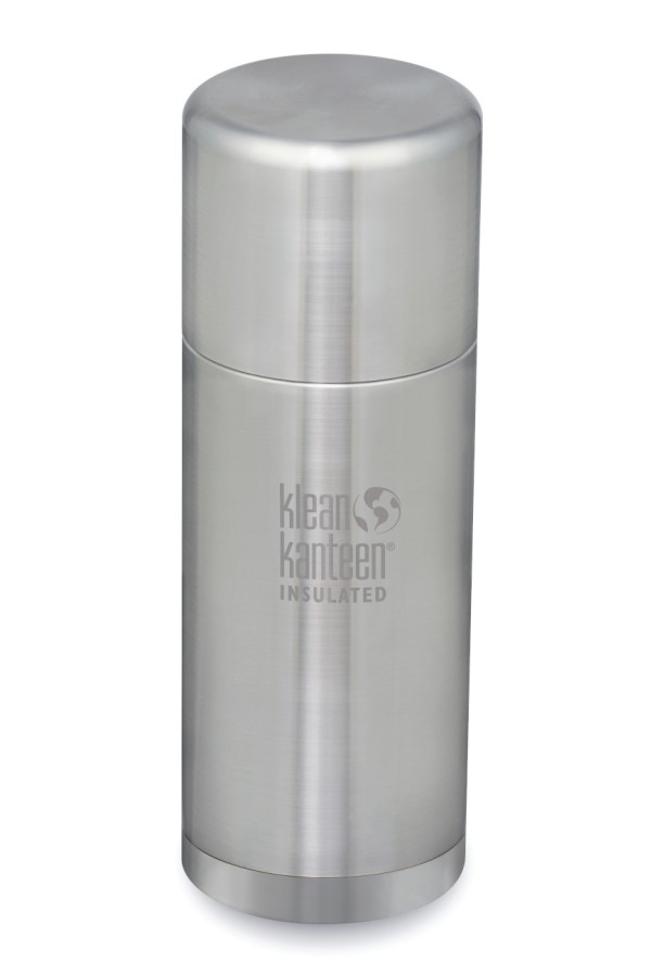 GOURDE INOX KLEAN KANTEEN TKPRO - Isotherme - 750 ml - 25 oz - Vue fermée : Couleur Brushed stainless - Inox