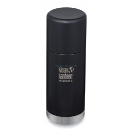 GOURDE INOX KLEAN KANTEEN TKPRO - Isotherme - 750 ml - 25 oz - Vue fermée :  Couleur Shale black mat - Noir mat