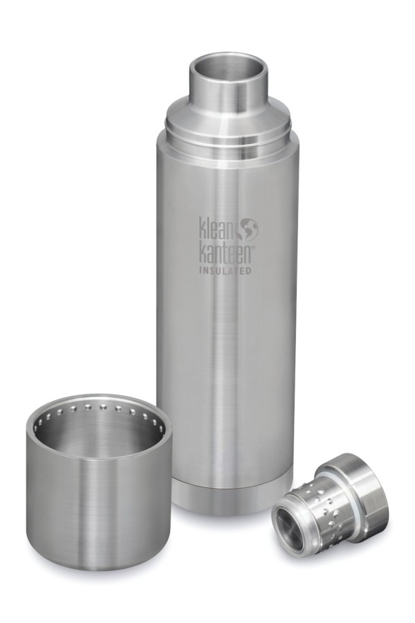 GOURDE INOX KLEAN KANTEEN TKPRO - Isotherme - 1000 ml - 32 oz : Couleur Brushed stainless - Inox