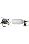 OPTIMUS POLARIS : Réchaud multicombustibles - 4 saisons - Expéditions - Vue avec usage de combustible liquide - Marque Optimus