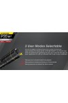NITECORE P20 V2 - Version 2 : Lampe torche tactique - 1100 lumens - Témoin de mode sélectionné - Marque Nitecore