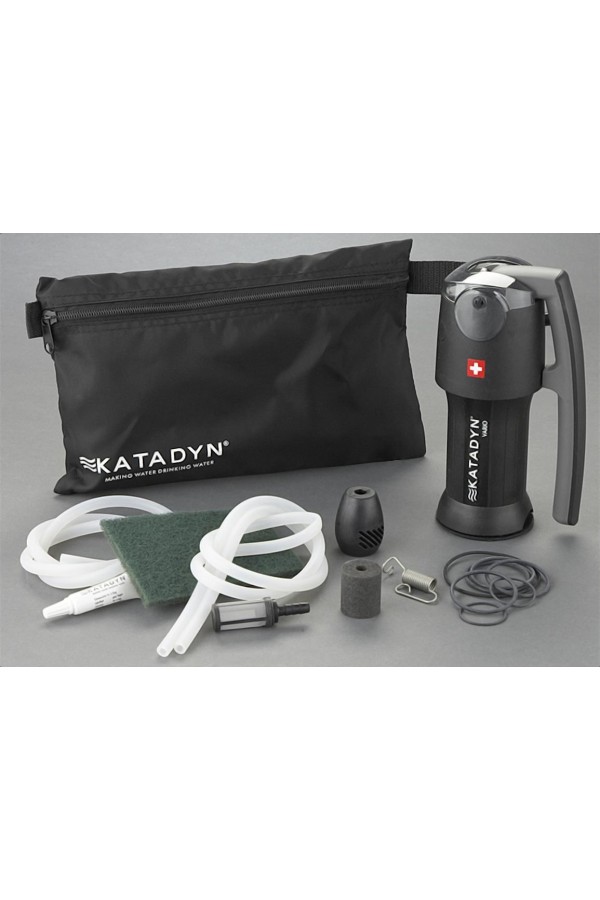 KATADYN VARIO : Filtre à eau - Vue des accessoires fournis - Marque Katadyn