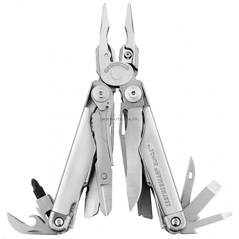 LEATHERMAN SURGE  - Couleur inox : Pince multifonction - 21 outils - Marque Leatherman