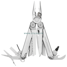 LEATHERMAN WAVE +  - Couleur inox : Pince multifonctions - 18 outils - Marque Leatherman
