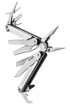 LEATHERMAN WAVE +  - Couleur inox - Pince multifonctions - 18 outils - Vue ouverte - Marque Leatherman