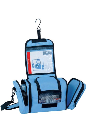 Trousse première urgence : 22 produits - 5 compartiments dont 3 détachables - Marque Pharmavoyage