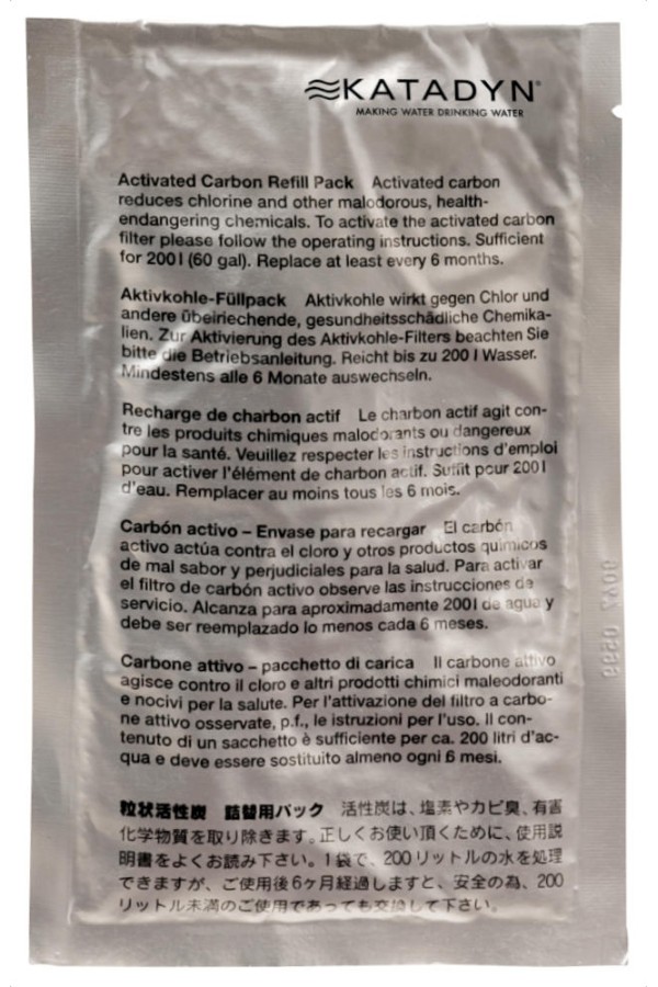KATADYN VARIO : Sachets de charbon actif - Marque Katadyn