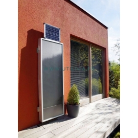 TWINSOLAR DUO : Exemple de pose - Capteur solaire aérothermique mural - GRAMMER SOLAR TWINSOLAR DUO : Exemple de pose - Capteur solaire aérothermique mural - GRAMMER SOLAR