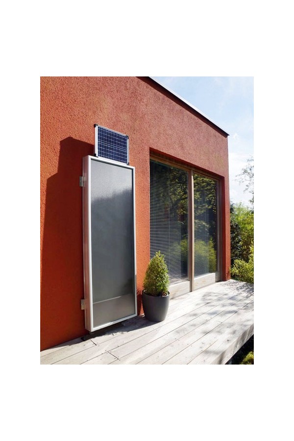 TWINSOLAR DUO : Exemple de pose - Capteur solaire aérothermique mural - GRAMMER SOLAR
