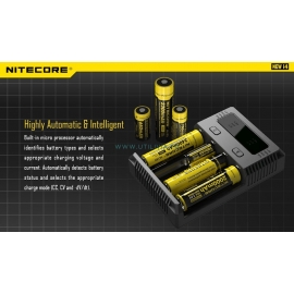 NITECORE NEW i34 : Chargeur de pile universel intelligent - Adaptation du type de charge - Marque Nitecore