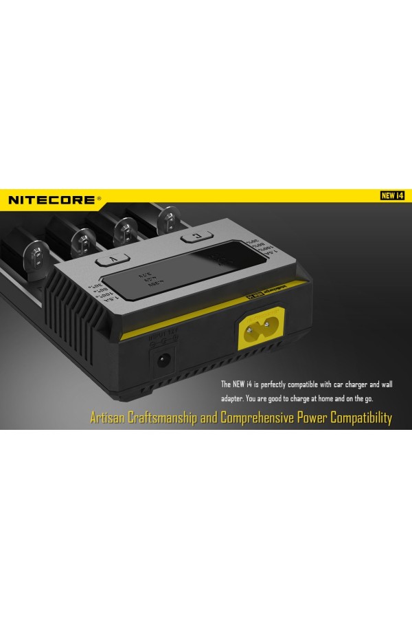 NITECORE NEW i34 : Chargeur de pile universel intelligent - Branchements - Marque Nitecore
