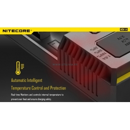 NITECORE NEW i34 : Chargeur de pile universel intelligent - protection automatique contre la surchauffe - Marque Nitecore