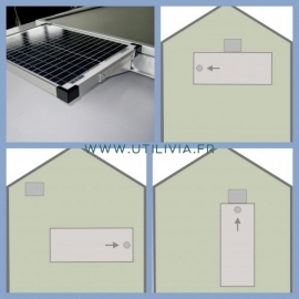 TWINSOLAR DUO : Exemple de positionnement du capteur solaire photovoltaïque déporté - Marque GRAMMER SOLAR TWINSOLAR DUO : Exemple de positionnement du capteur solaire photovoltaïque déporté - Marque GRAMMER SOLAR