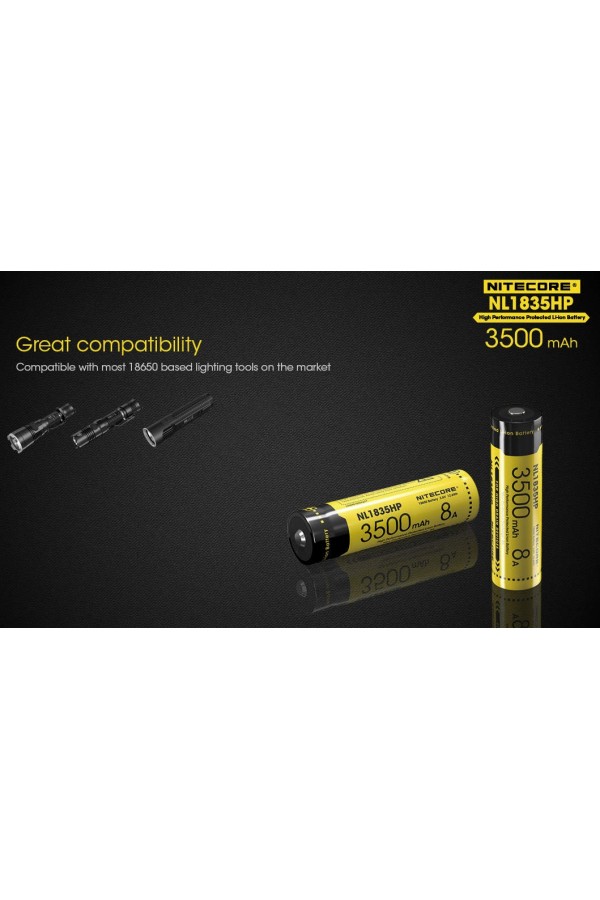 NITECORE NL1835HP : Compatibilité - Marque Nitecore