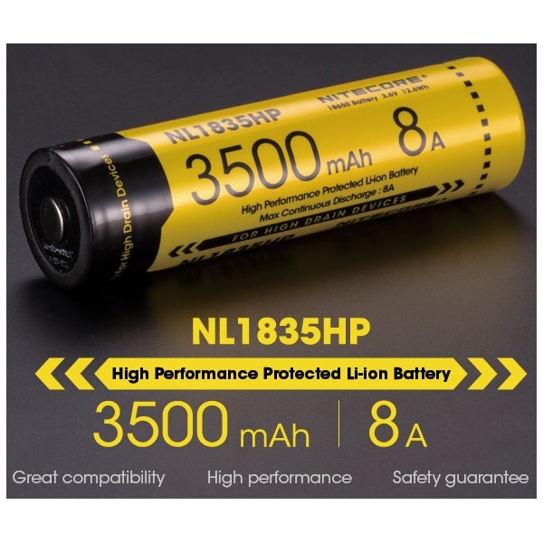 Аккумулятор nitecore nl1835hp Аккумулятор nitecore nl1835hp
