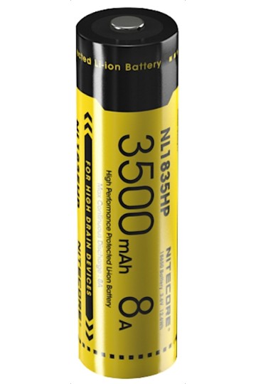 NITECORE NL1835HP : Pile rechargeable Li-ion 18650 - 3500 mAh - Marque Nitecore