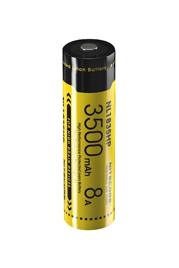 NITECORE NL1835HP : Pile rechargeable Li-ion 18650 - 3500 mAh - Marque Nitecore