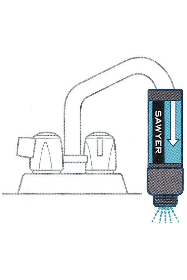 TAP FILTER - SP134 : Usage avec robinet domestique - Marque SAWYER