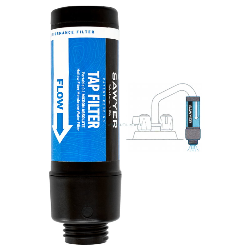 TAP FILTER - SP134 : Filtre à eau domestique - Marque SAWYER TAP FILTER - SP134 : Filtre à eau domestique - Marque SAWYER
