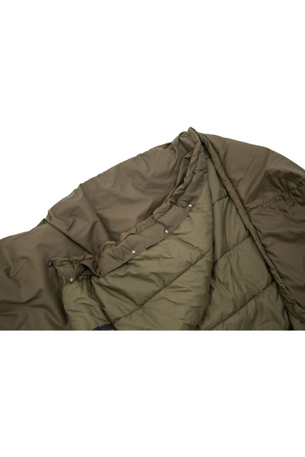 TROPEN - Taille M : Sac de couchage 2 saisons ultra résistant - Zoom sur boutons pression moustiquaire - bis - Marque CARINTHIA