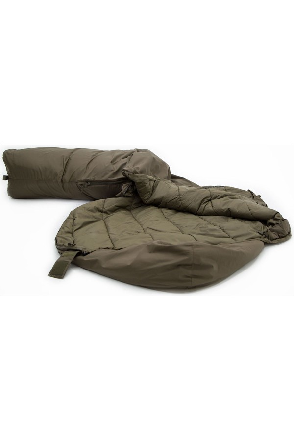 TROPEN - Taille M : Sac de couchage 2 saisons ultra résistant   - Vue ouvert - Marque CARINTHIA