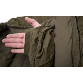 WILDERNESS - Zip à droite : Sac de couchage 4 saisons ultra résistant - Accès aux manches - Marque CARINTHIA