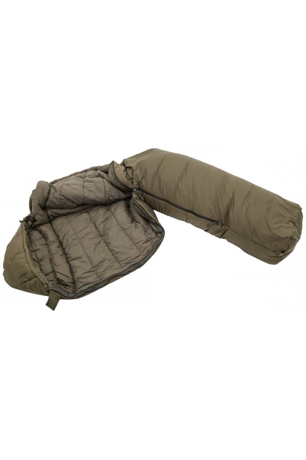 WILDERNESS - Zip à droite : Sac de couchage 4 saisons ultra résistant - Vue ouvert - Marque CARINTHIA