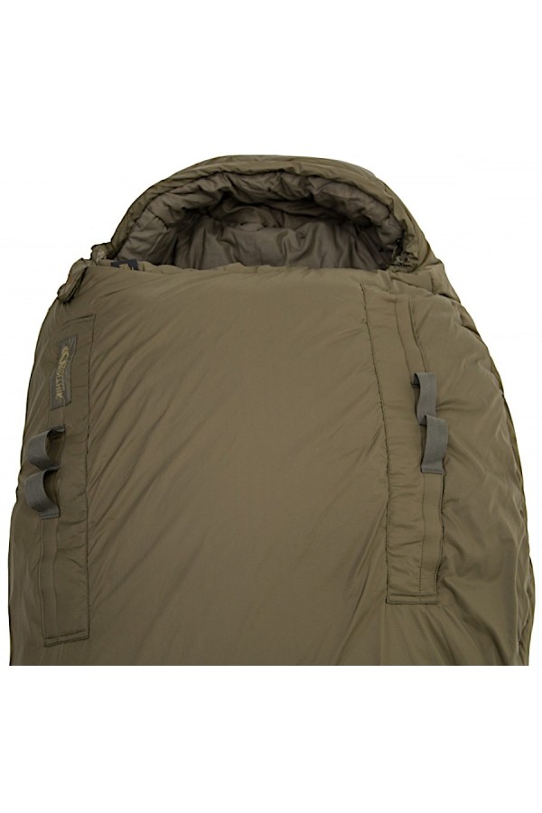 WILDERNESS - Zip à droite : Sac de couchage 4 saisons ultra résistant - Vue partie haute - Marque CARINTHIA