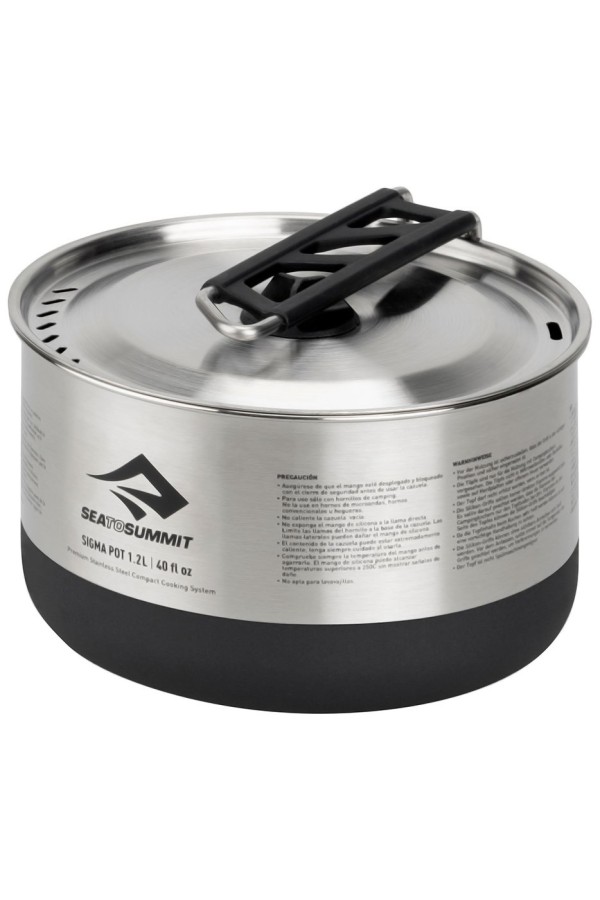 SIGMA POT - 1,2 litre : Popote - Inox - Poignée refermée - Marque Sea to Summit