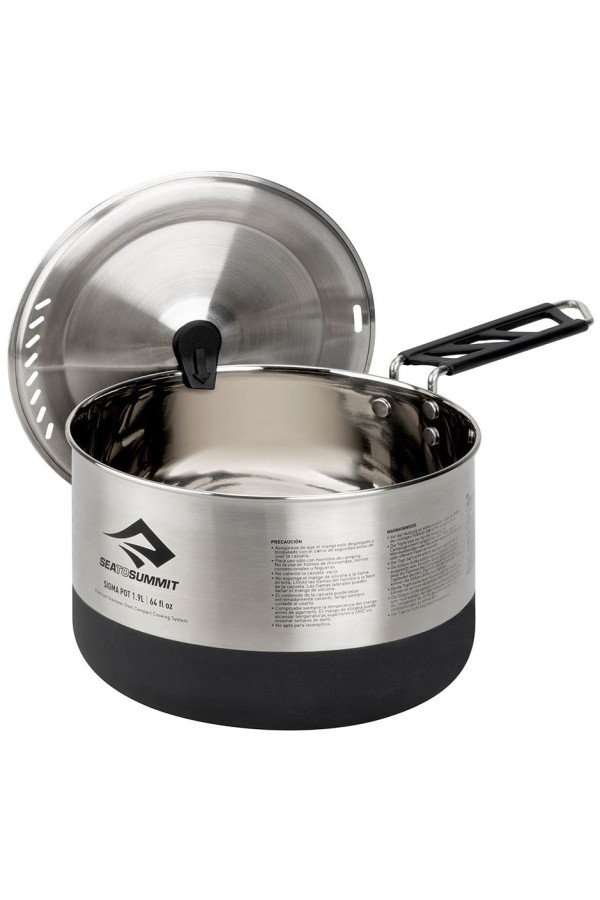 SIGMA POT - 1,9 litre : Popote - Inox - Maintien du couvercle - Marque Sea to Summit