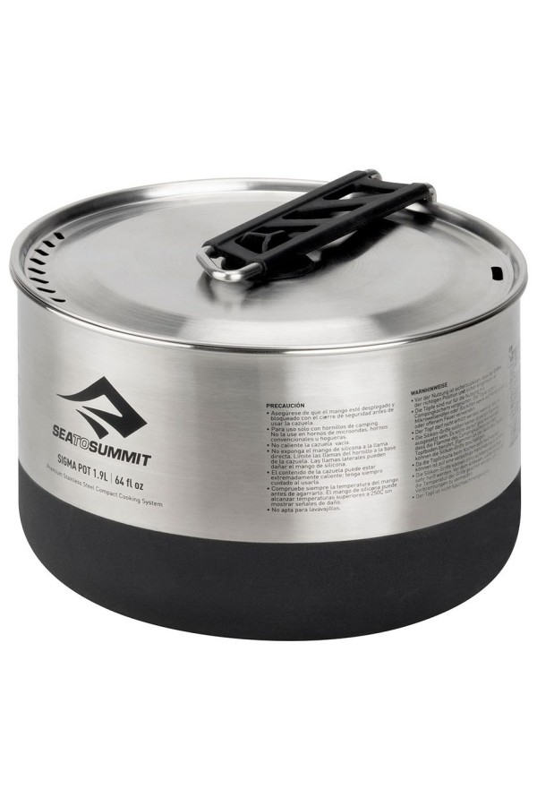 SIGMA POT - 1,9 litre : Popote - Inox - Poignée refermée - Marque Sea to Summit
