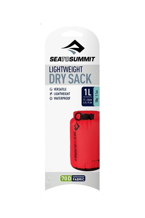 SAC ÉTANCHE LÉGER : 1 litre  70 Deniers - Emballage - Marque Sea to Summit
