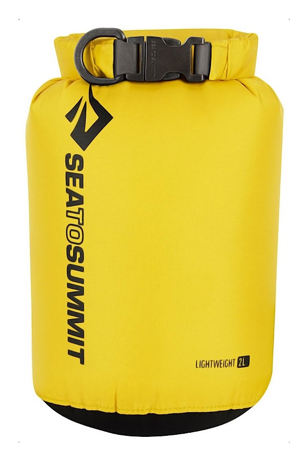 SAC ÉTANCHE LÉGER - 2 litres - Couleur : Jaune : 70 Deniers - Marque Sea to Summit