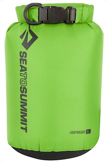 SAC ÉTANCHE LÉGER - 2 litres - Couleur : Vert pomme : 70 Deniers - Marque Sea to Summit