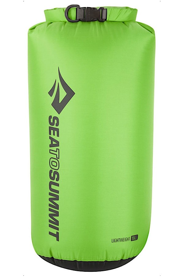 SAC ÉTANCHE LÉGER - 13 litres - Couleur verte : 70 Deniers - Marque Sea to Summit