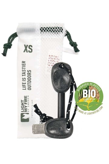 FIRESTEEL 2.0 BIO ARMY : Allume-feu LIGHT MY FIRE - Avec sac - Couleur noix de coco - Marque LIGHT MY FIRE