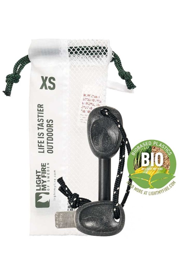 FIRESTEEL 2.0 BIO ARMY : Allume-feu LIGHT MY FIRE - Avec sac - Couleur noix de coco - Marque LIGHT MY FIRE