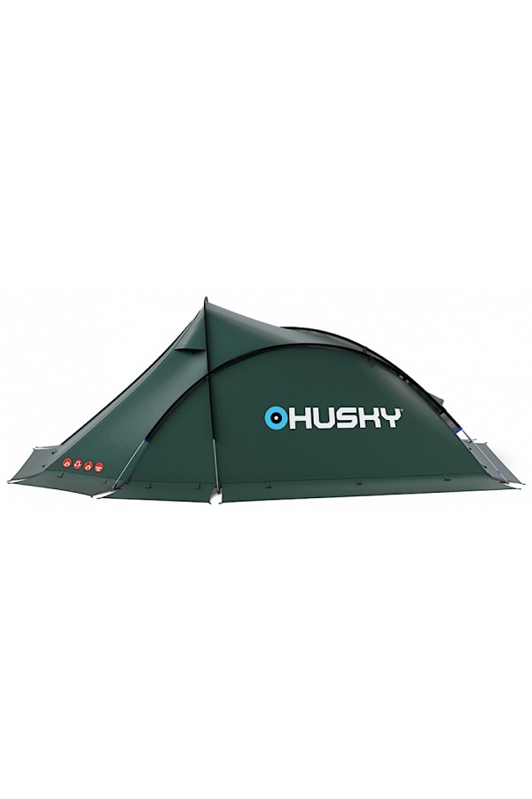 FLAME 2 - Couleur verte : Tente d'expédition et de haute montagne - 3,2 kg - 2 places - 4 saisons - Autoportante - Marque Husky