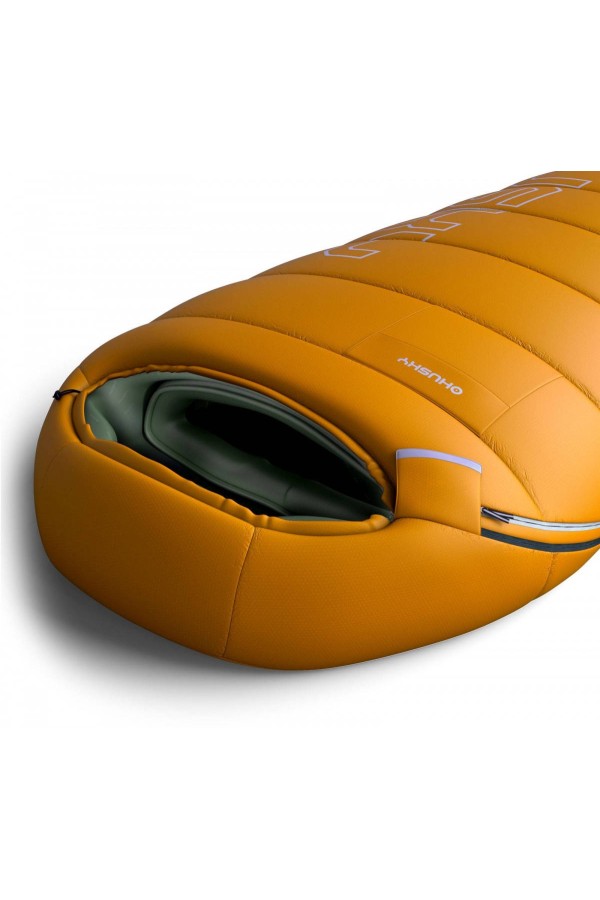 MINI : Sac de couchage 2 saisons - Température de confort de 12°C - Vue de la partie haute - Marque Husky