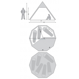 ALFHEIM NORDISK - 12,6 m² : Dimensions