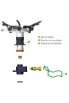 OPTIMUS CRUX : Réchaud de référence ultra compact - Représentation schématique - Marque OPTIMUS