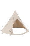 ALFHEIM NORDISK - 12,6 m² : Tente en polycoton - Forme tipi - 6 places - 11,8 kg