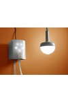 NOWLIGHT : Lampe et SatLight allumées - Marque Deciwatt