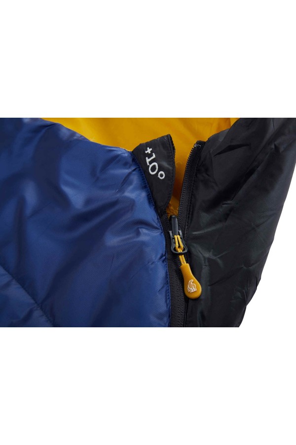 NORDISK PUK +10° CURVE :- Vue de la protection du zip